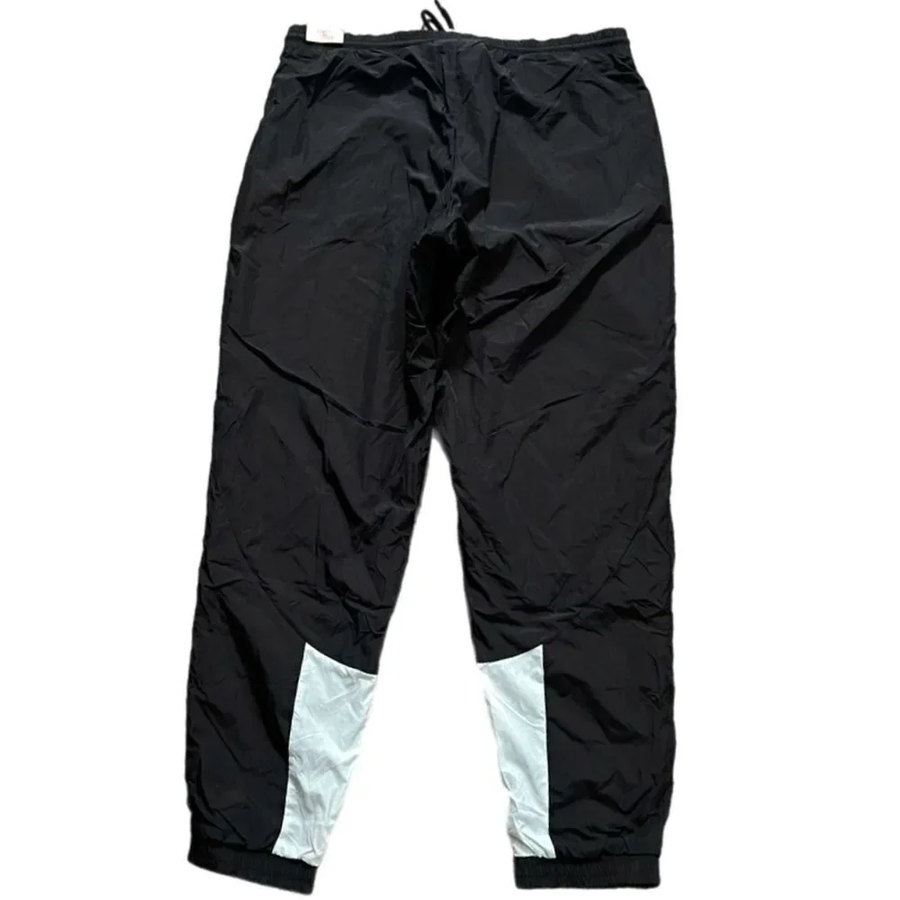Victoria’s Secret Pink Classic Jogger windbreaker Track Lined Pants Black Large